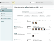 Tablet Screenshot of ca.opengovernment.org